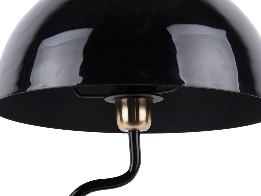 Leitmotiv Table lamp Twist enamel black