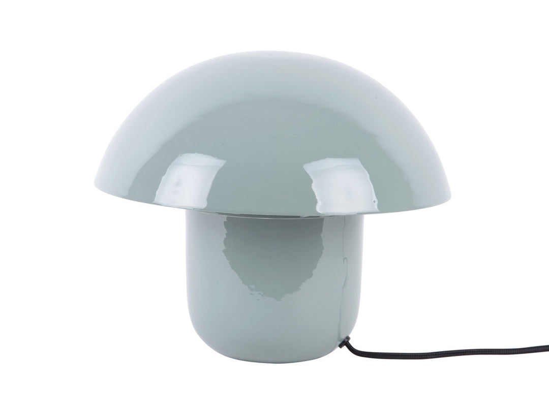 Leitmotiv Table lamp Fat Mushroom enamel misty blue
