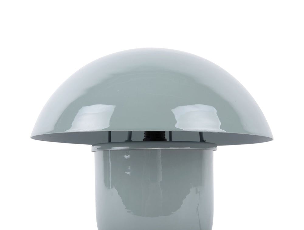 Leitmotiv Table lamp Fat Mushroom enamel misty blue