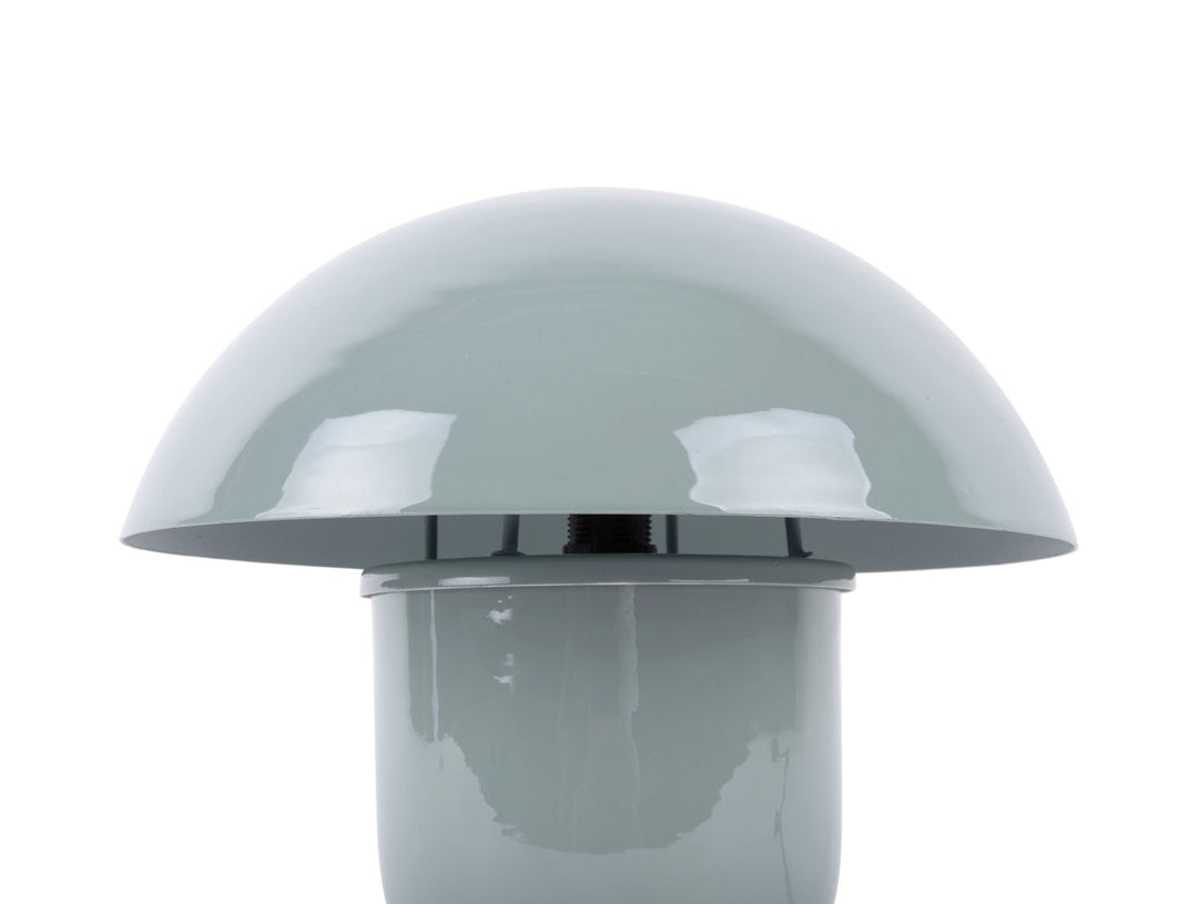Leitmotiv Table lamp Fat Mushroom enamel misty blue