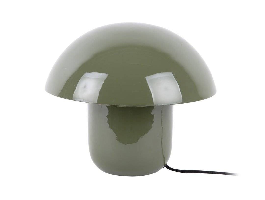 Leitmotiv Table lamp Fat Mushroom enamel jungle green