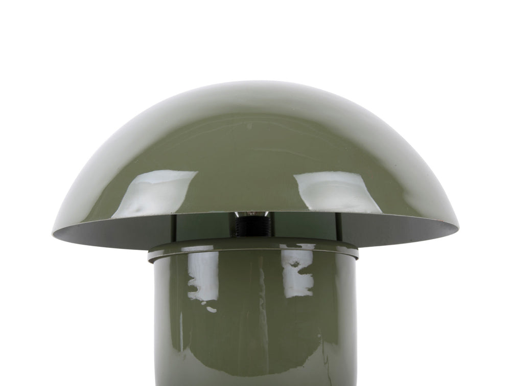 Leitmotiv Table lamp Fat Mushroom enamel jungle green