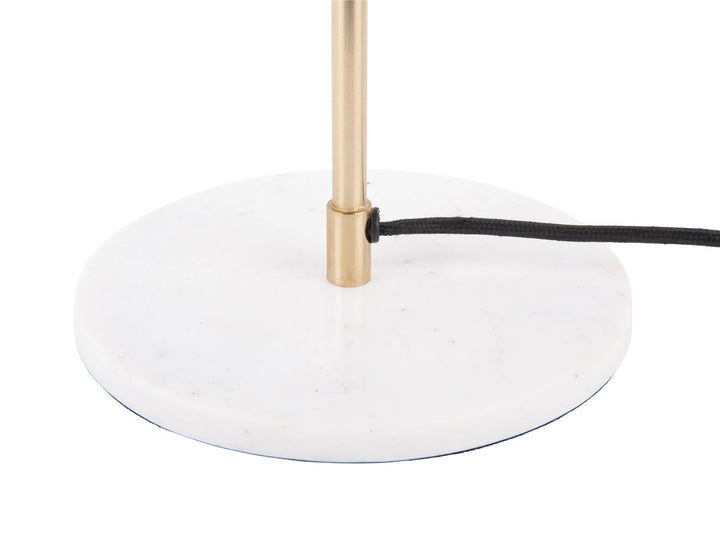 Leitmotiv Table lamp Waved Dome enamel black