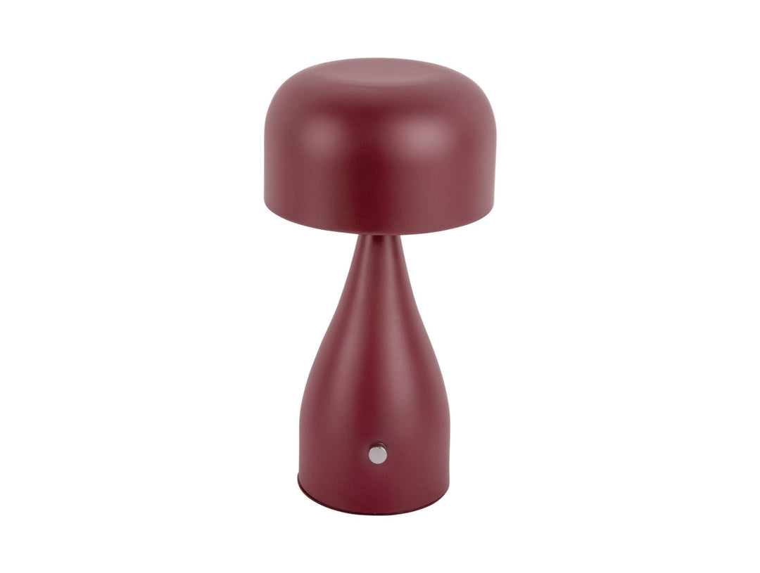 Leitmotiv Table lamp Calor LED matt red ochre