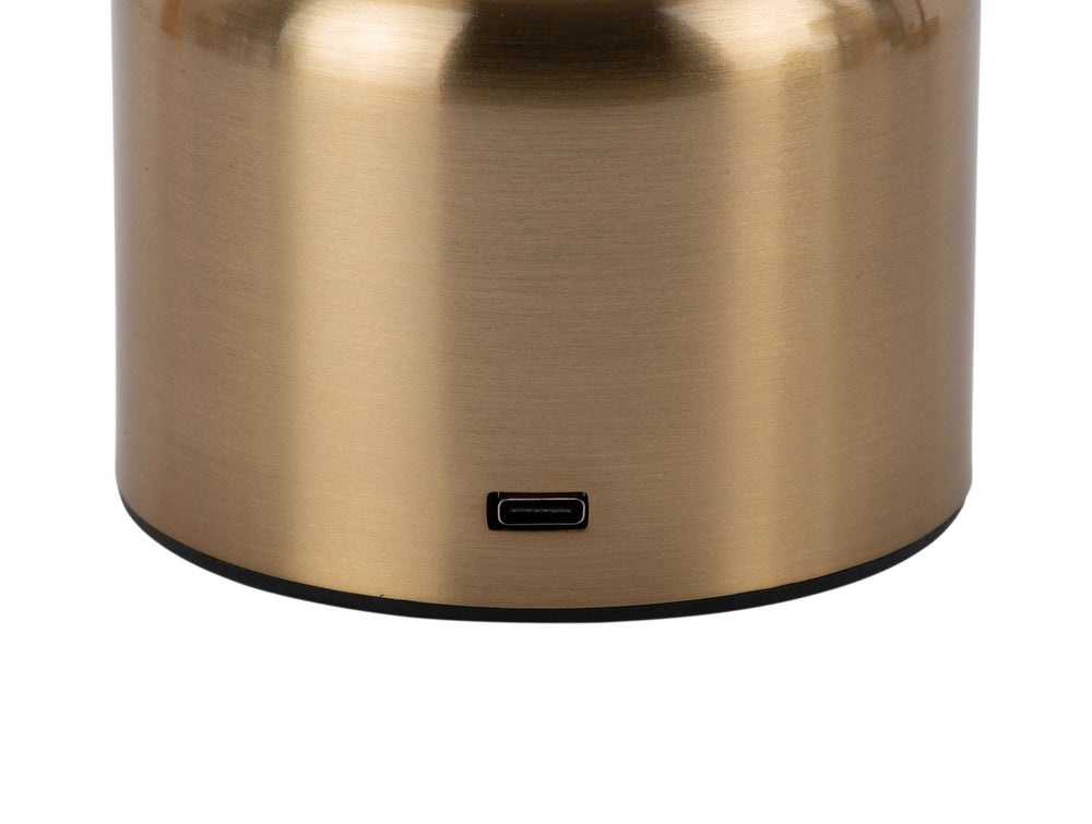 Leitmotiv Table lamp Impetu LED brushed gold