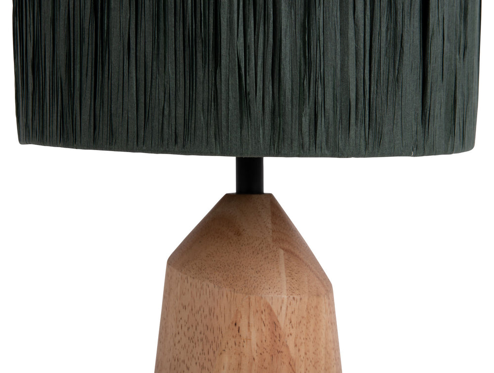 Leitmotiv Table lamp Sheer Trapeze jungle green
