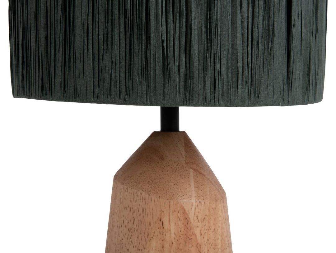 Leitmotiv Table lamp Sheer Trapeze jungle green