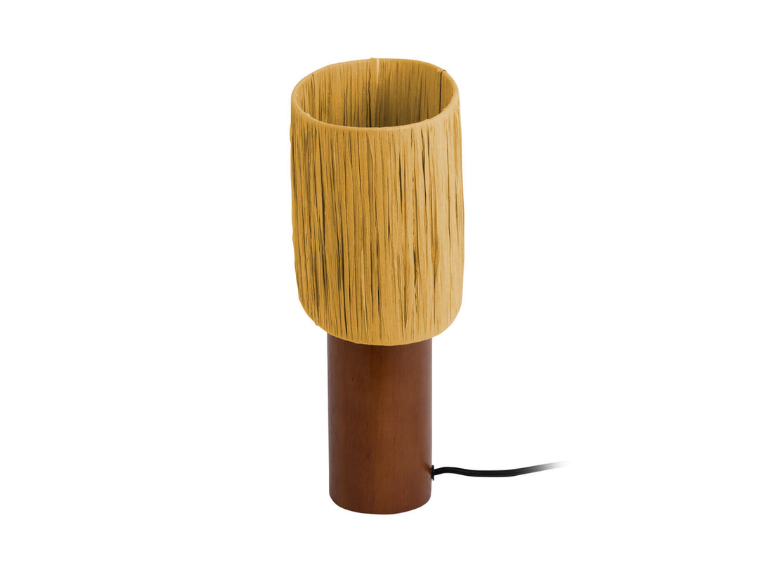 Leitmotiv Table lamp Sheer Oval ochre yellow