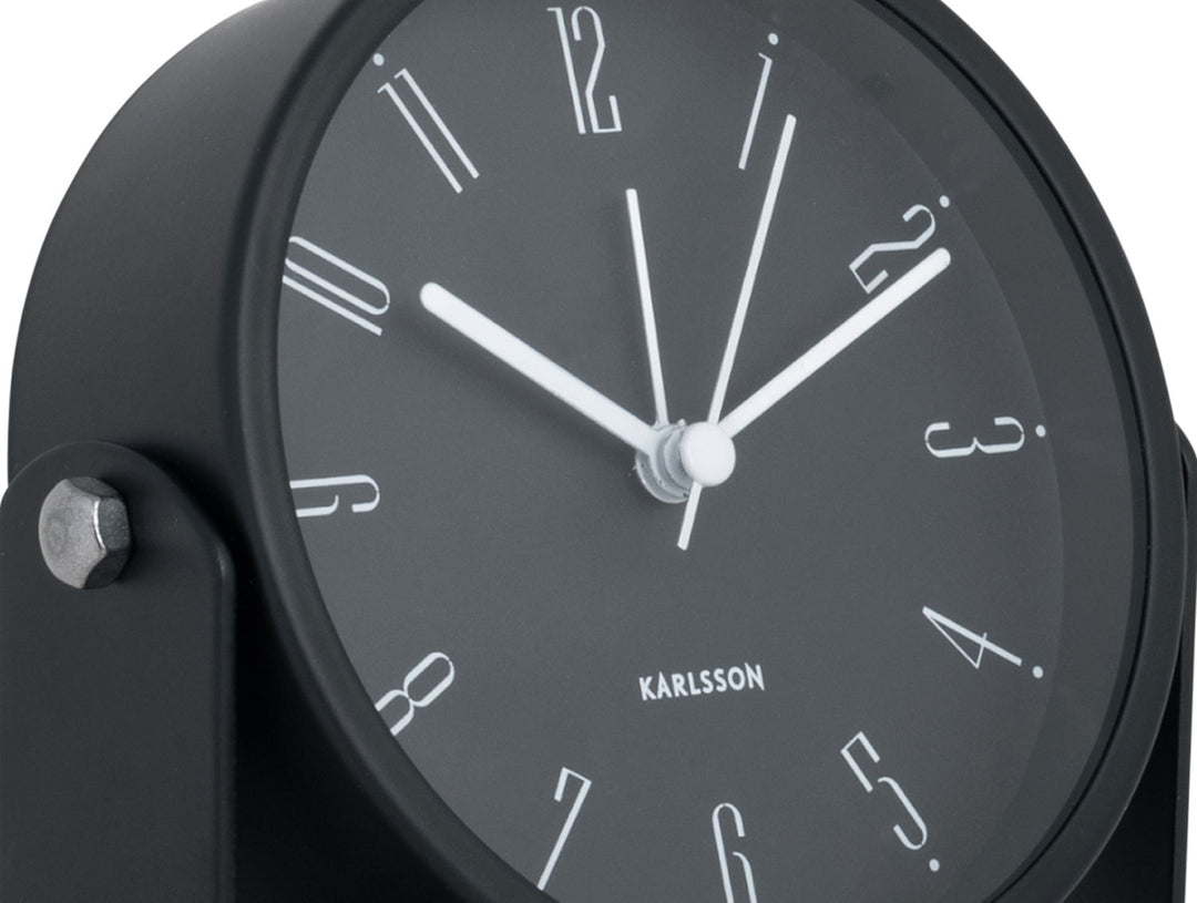 Karlsson Alarm clock Regal Numbers black