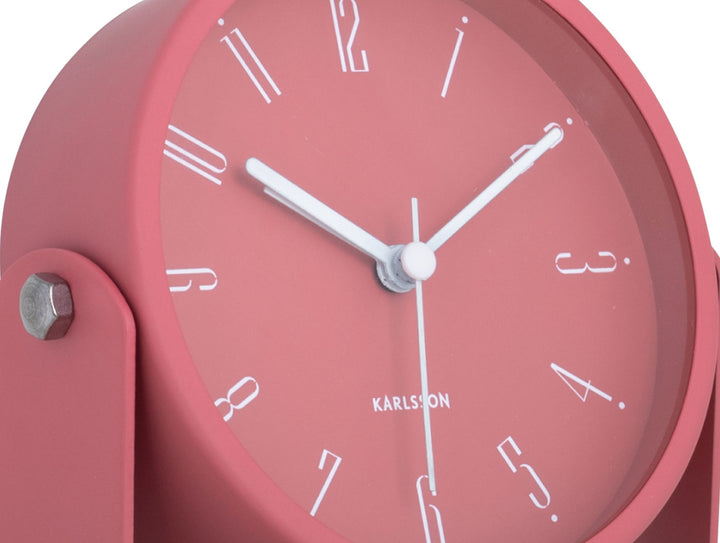 Karlsson Alarm clock Regal Numbers blush red