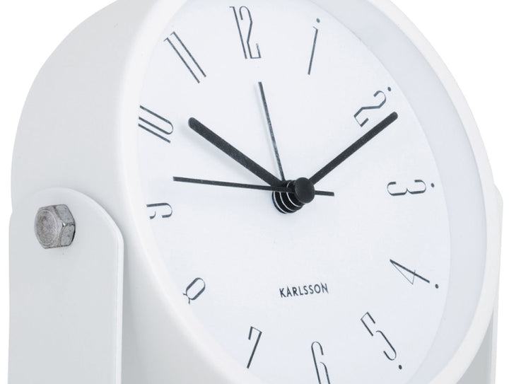 Karlsson Alarm clock Regal Numbers white