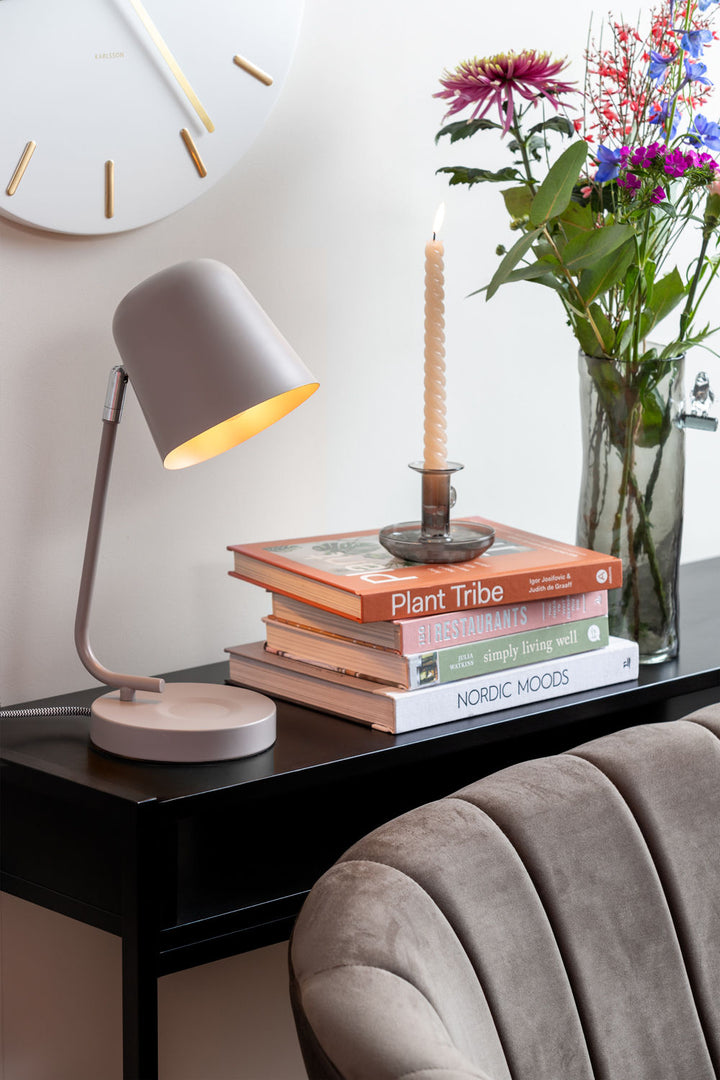 Leitmotiv Table lamp Encantar matt warm grey