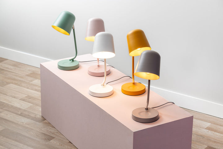 Leitmotiv Table lamp Encantar matt warm grey