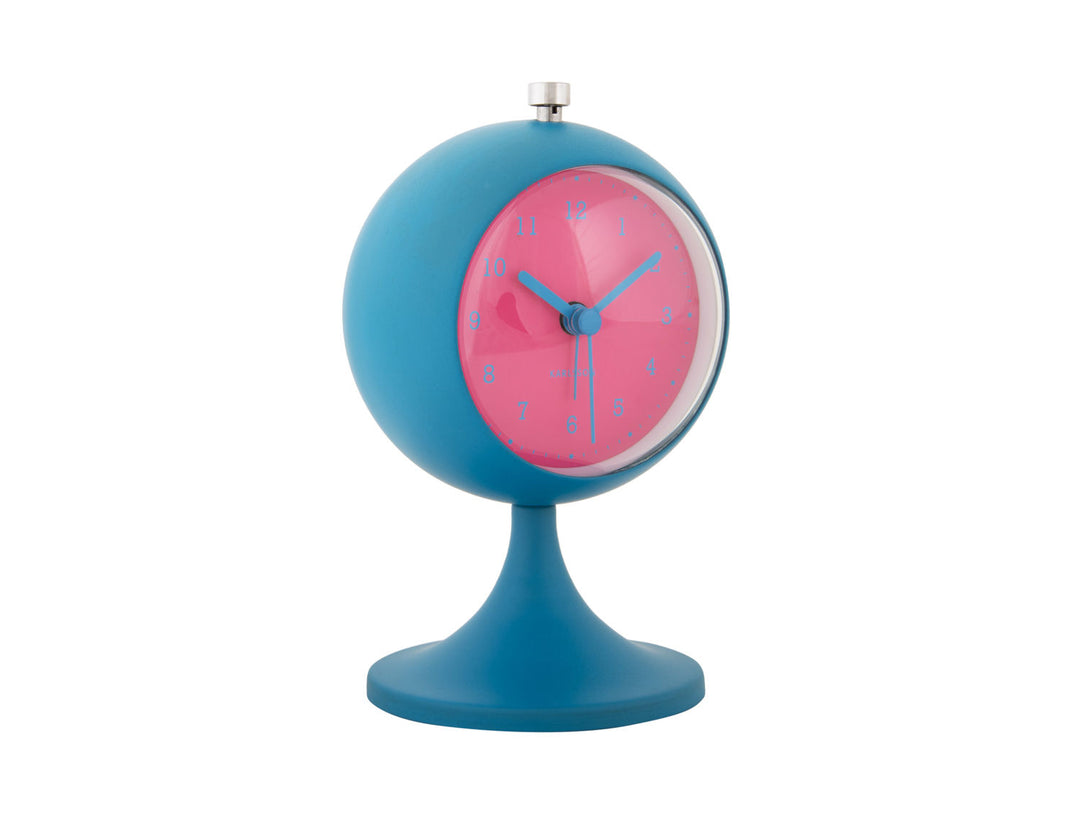 Karlsson Alarm clock Funky Retro bright blue