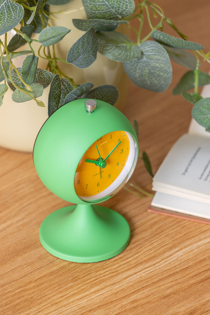 Karlsson Alarm clock Funky Retro bright green