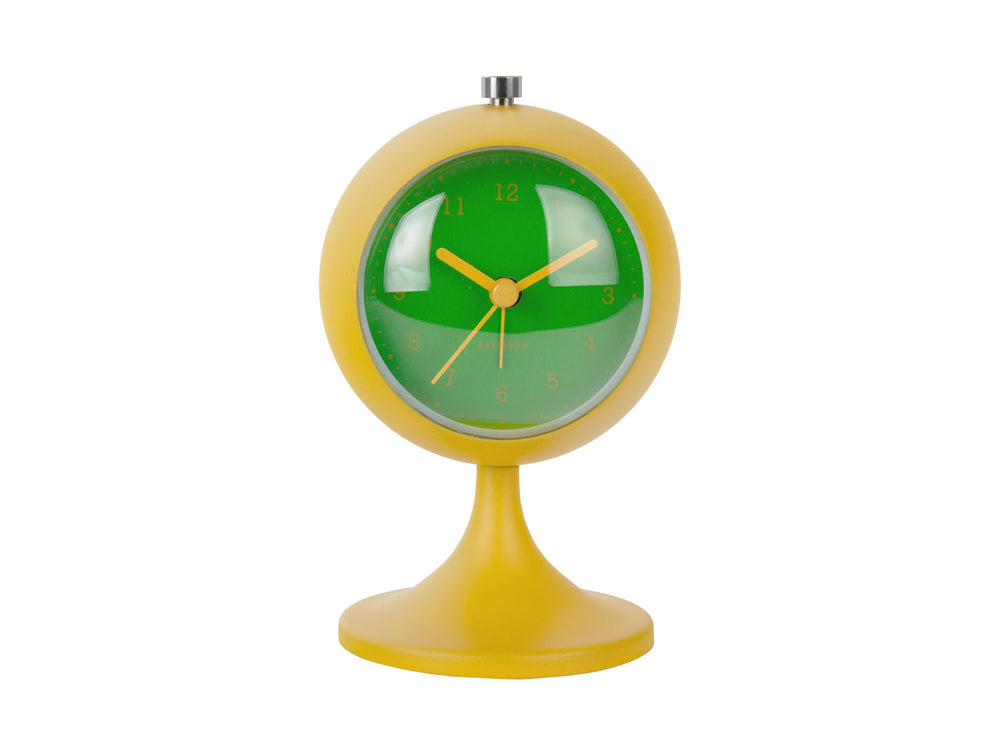 Karlsson Alarm clock Funky Retro bright yellow