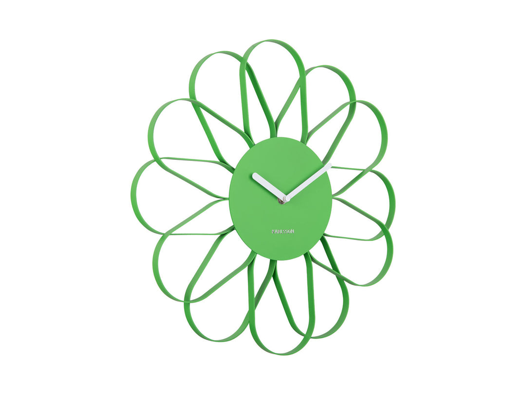 Karlsson Wall clock Arkis iron bright green