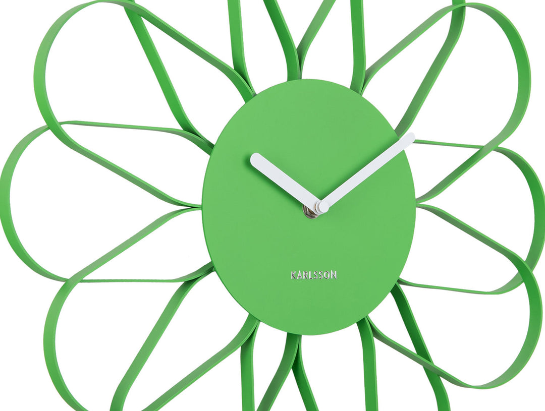 Karlsson Wall clock Arkis iron bright green