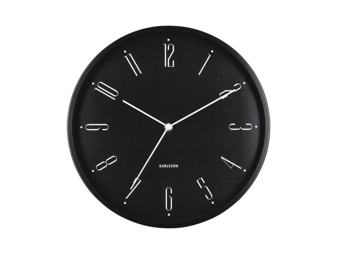 Karlsson Wall clock Regal Numbers black