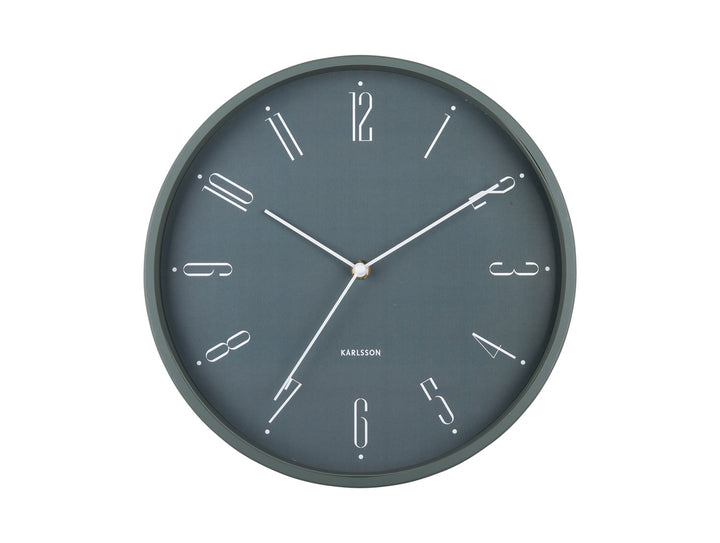 Karlsson Wall clock Regal Numbers jungle green