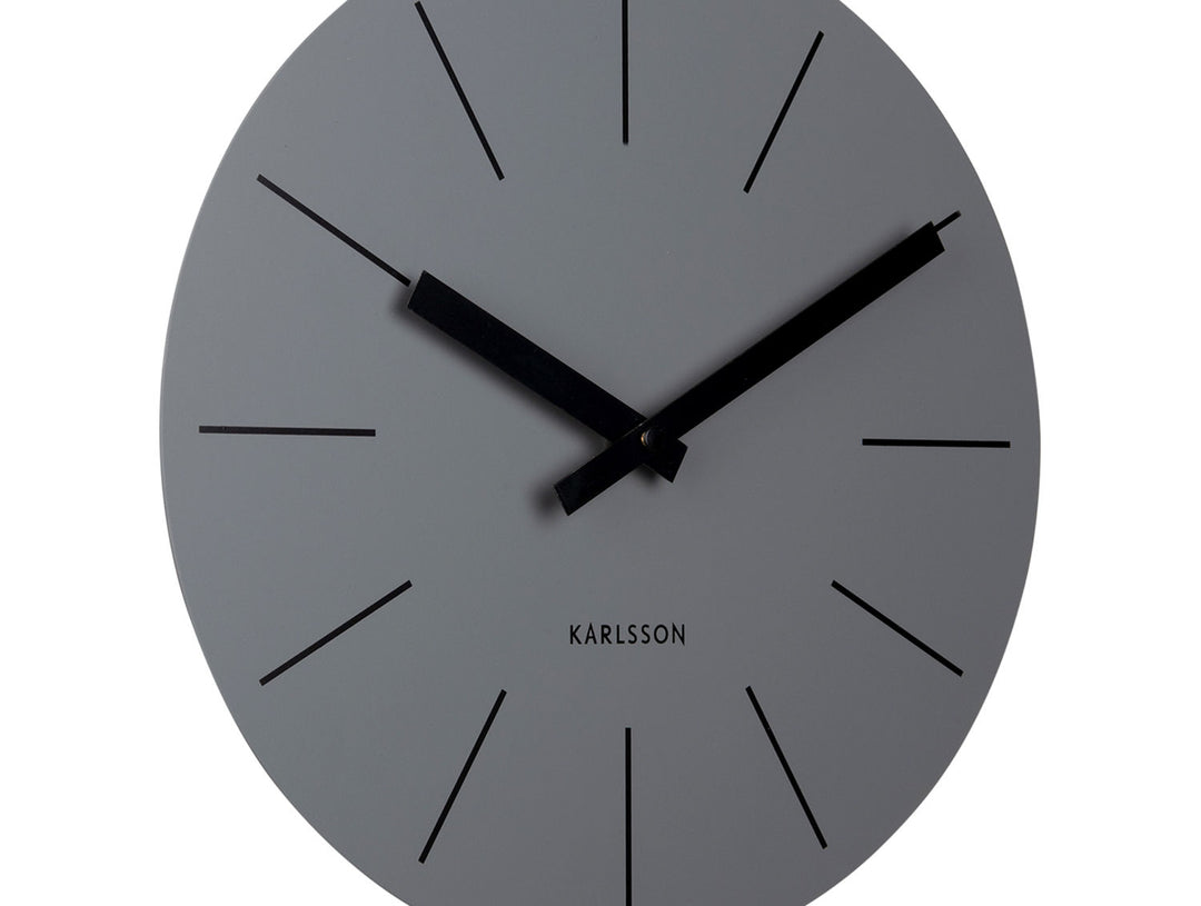 Karlsson Wall clock Arlo pendulum matt dark grey