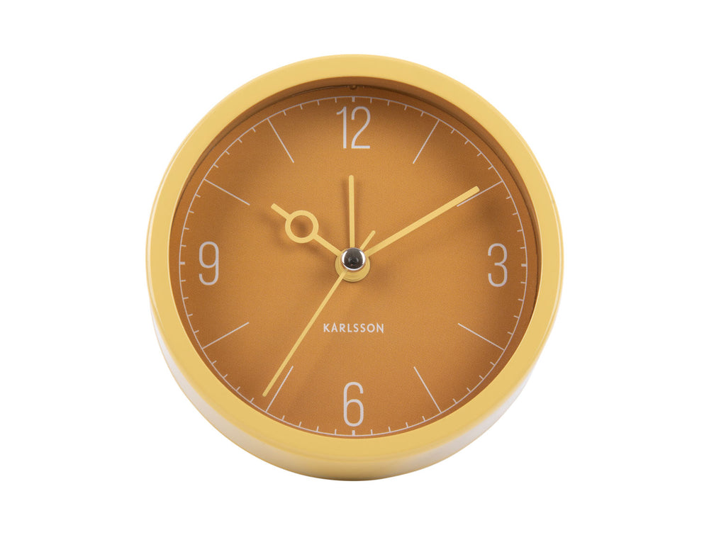 Karlsson Alarm clock Monocle ochre yellow