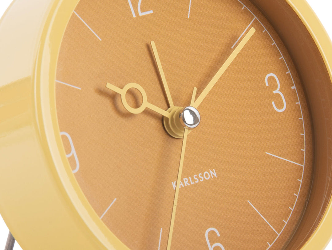 Karlsson Alarm clock Monocle ochre yellow