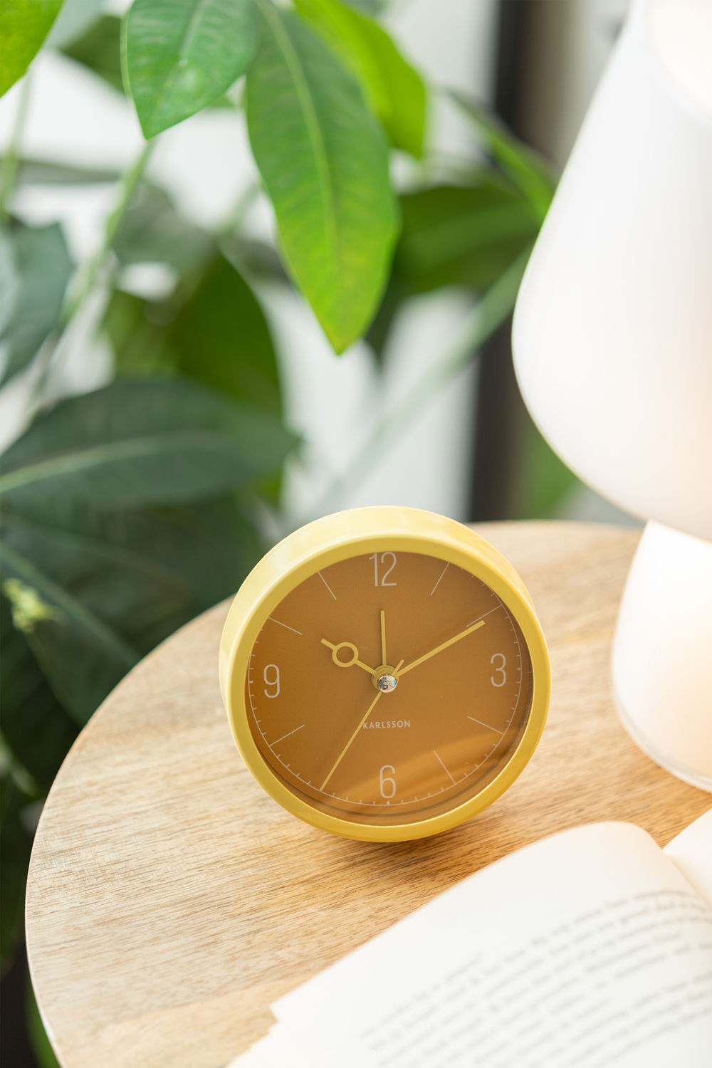 Karlsson Alarm clock Monocle ochre yellow