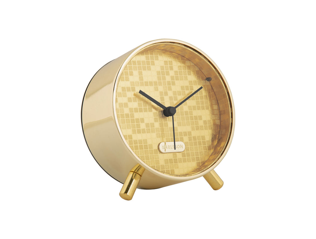 Karlsson Alarm clock Disco gold