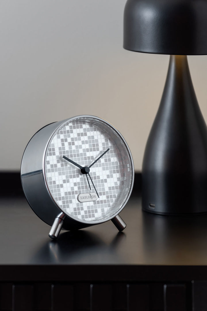 Karlsson Alarm clock Disco silver