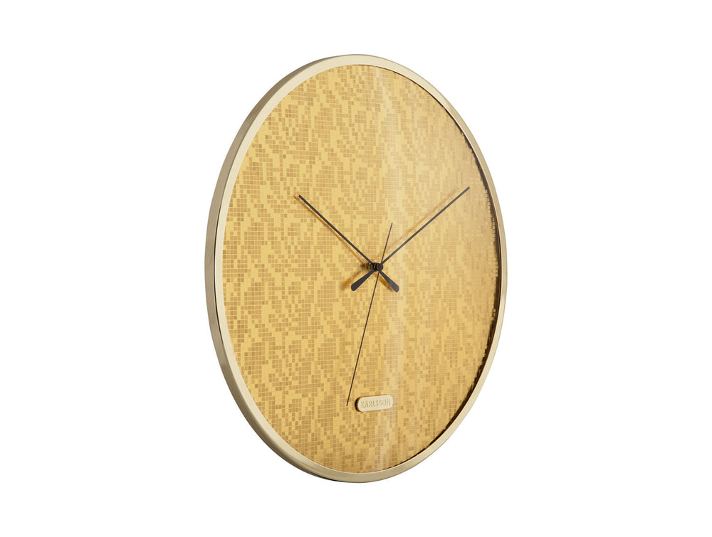 Karlsson Wall clock Disco gold