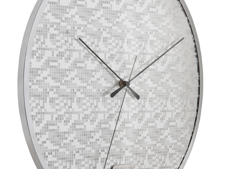 Karlsson Wall clock Disco silver