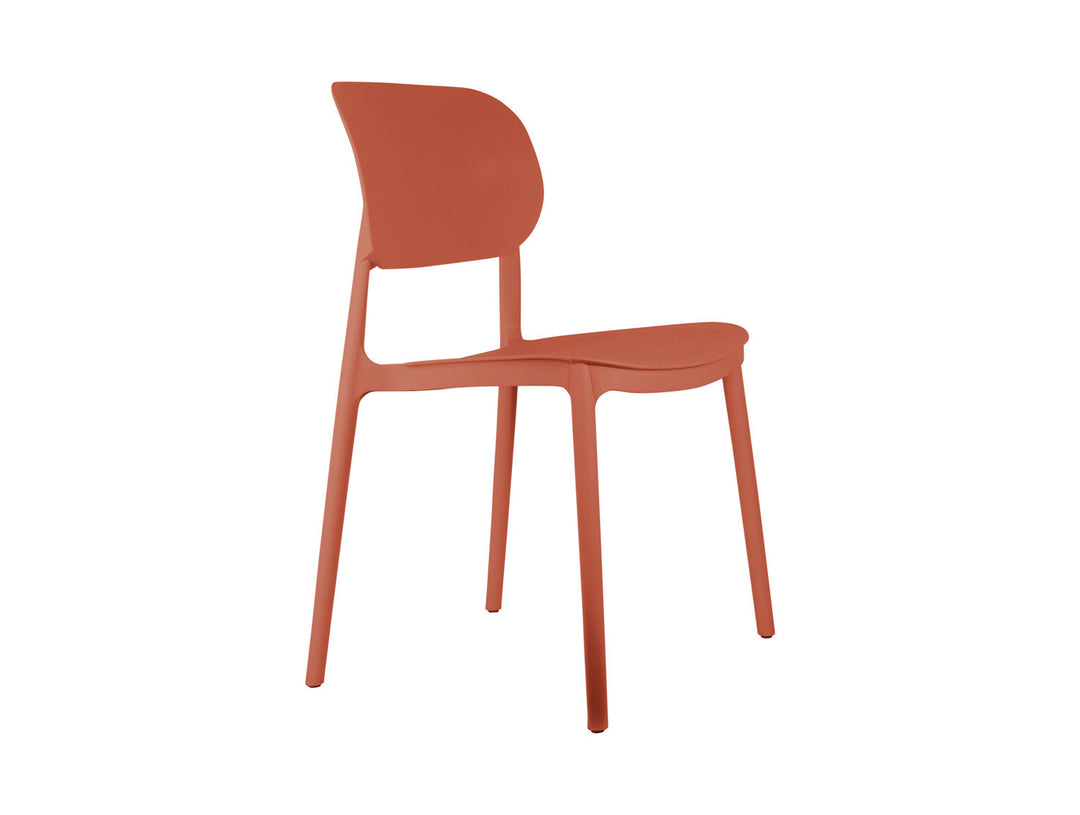 Leitmotiv Dining chair Cheer PP burned orange