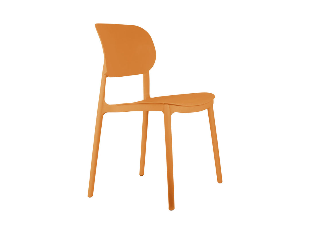 Leitmotiv Dining chair Cheer PP ochre yellow