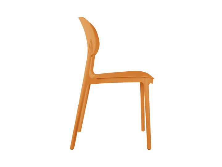 Leitmotiv Dining chair Cheer PP ochre yellow