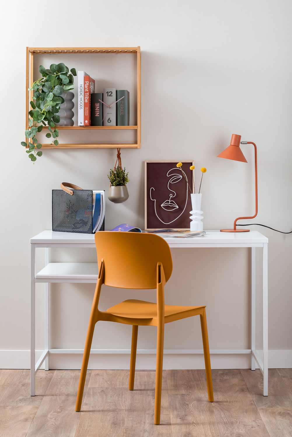 Leitmotiv Dining chair Cheer PP ochre yellow