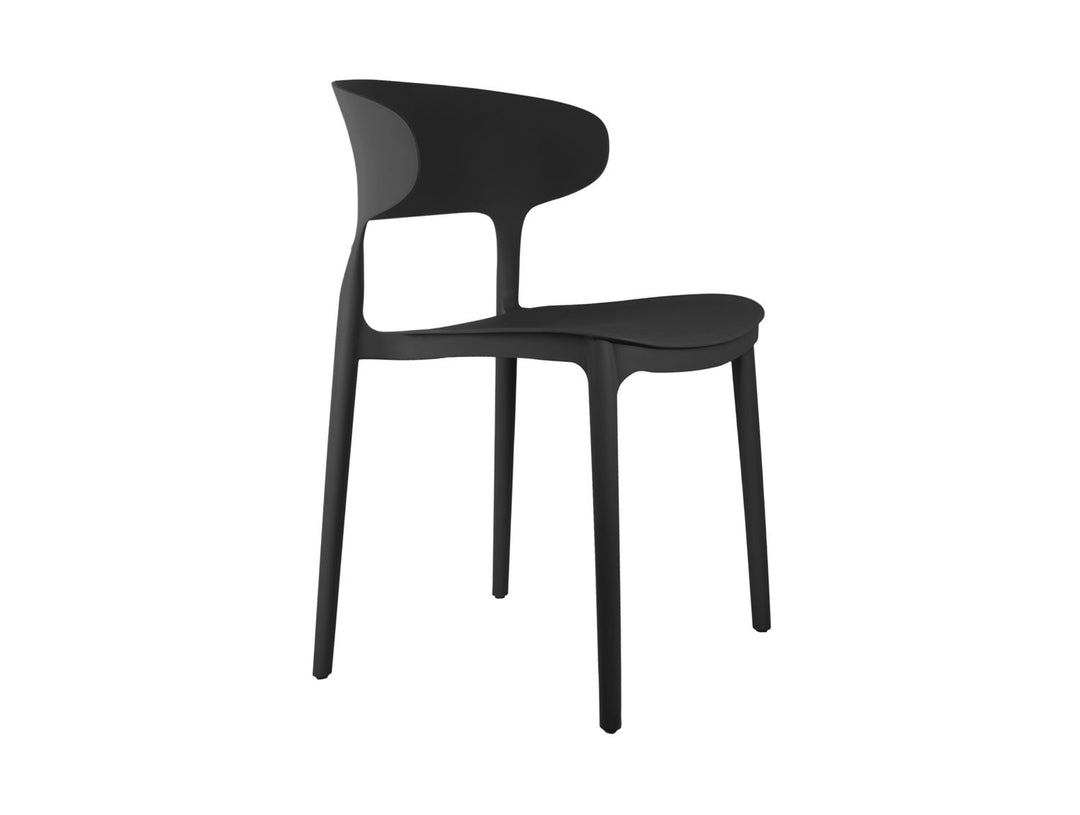 Leitmotiv Dining chair Fain PP black