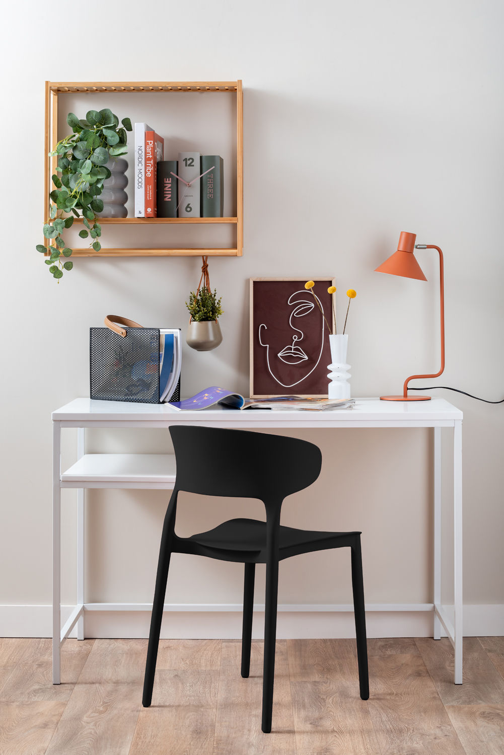 Leitmotiv Dining chair Fain PP black