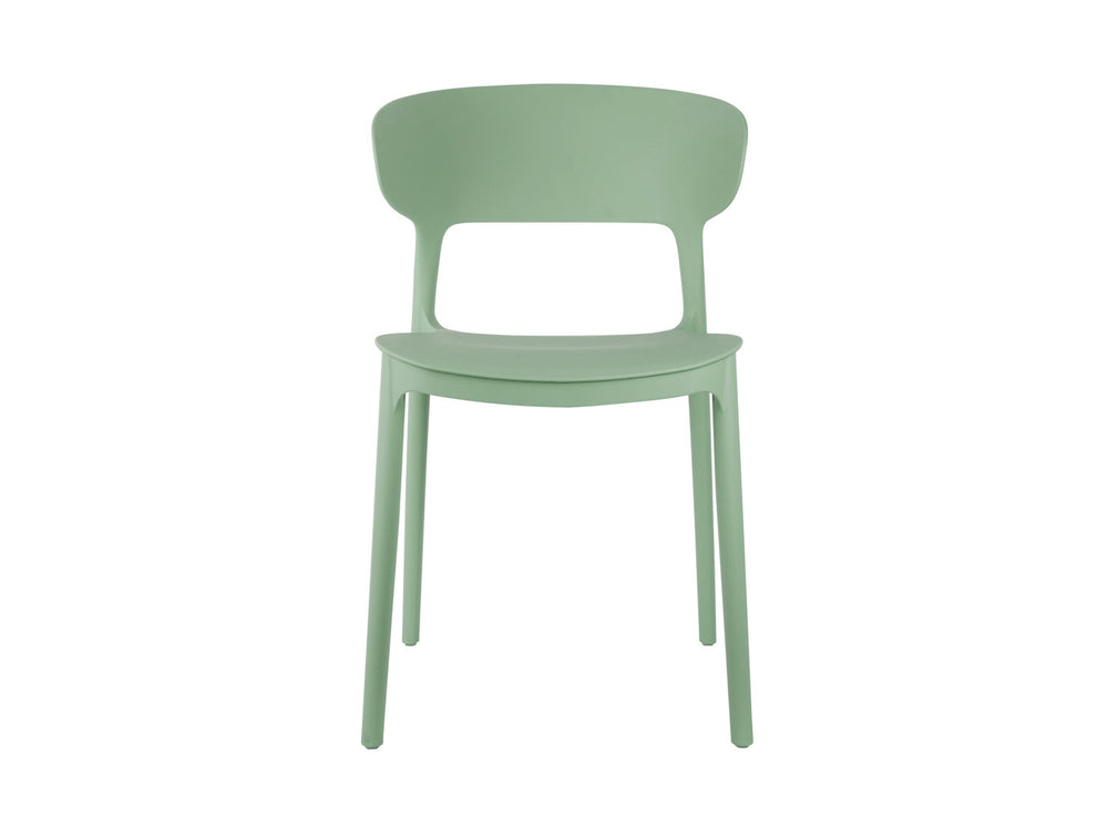 Leitmotiv Dining chair Fain PP dark green