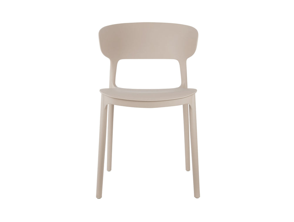 Leitmotiv Dining chair Fain PP warm grey