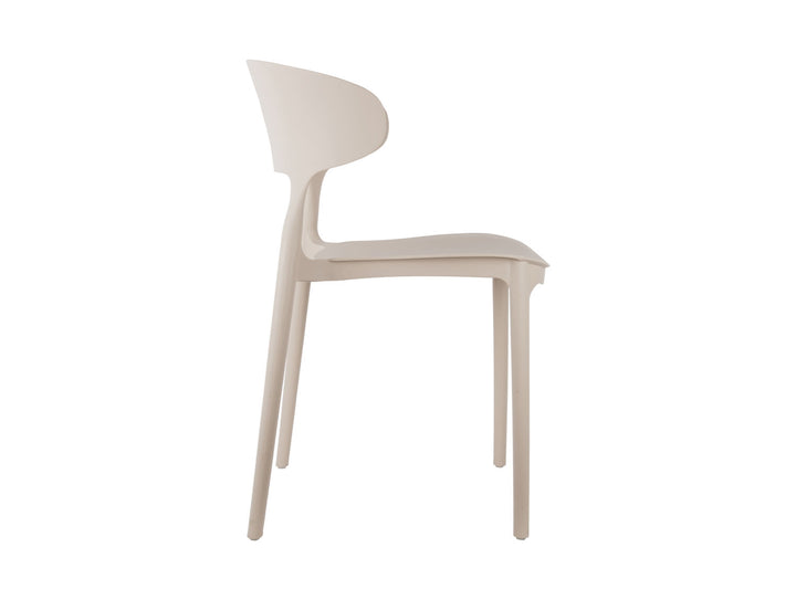Leitmotiv Dining chair Fain PP warm grey
