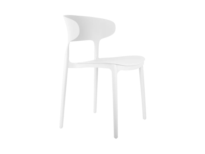 Leitmotiv Dining chair Fain PP white