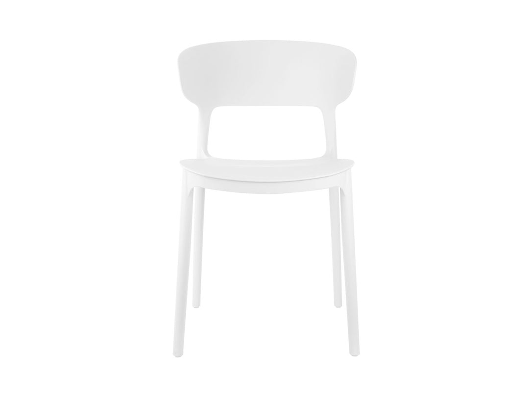 Leitmotiv Dining chair Fain PP white