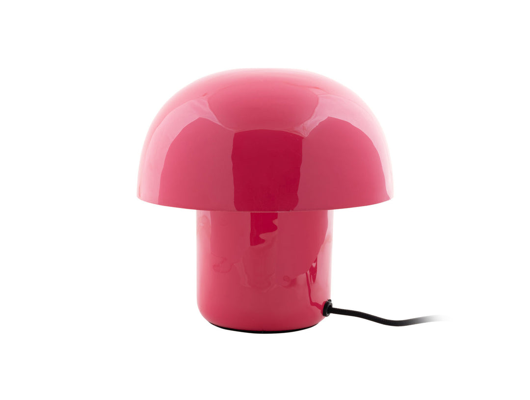 Leitmotiv Table lamp Fat Mushroom Mini enamel bright pink