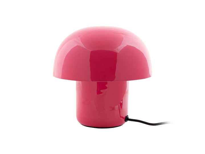Leitmotiv Table lamp Fat Mushroom Mini enamel bright pink