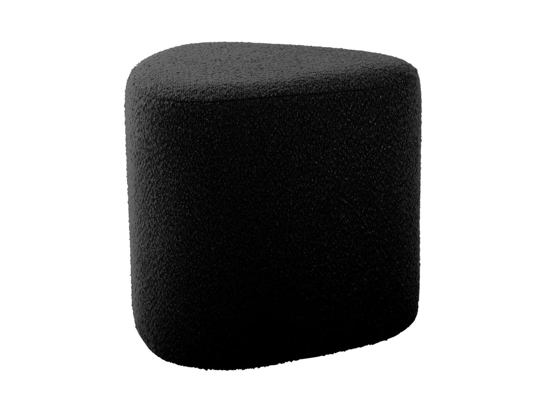 Leitmotiv Pouf Ada organic bouclé black