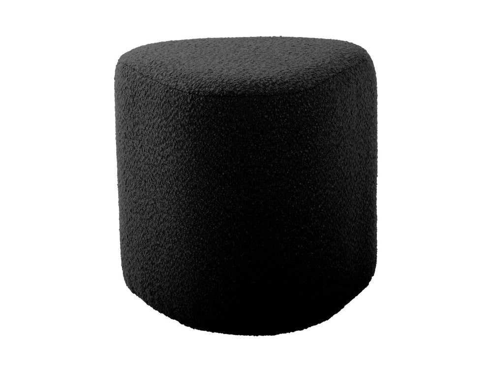 Leitmotiv Pouf Ada organic bouclé black