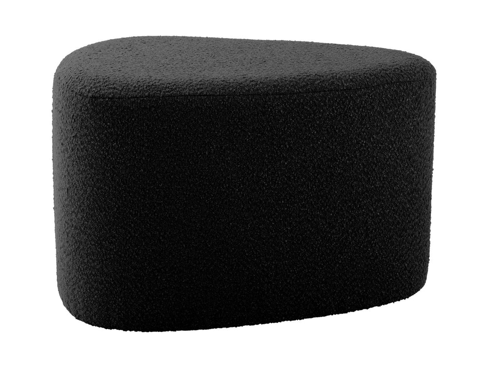 Leitmotiv Pouf Ada organic large bouclé black