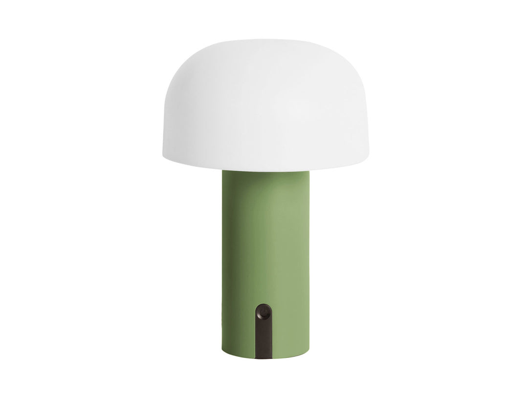 Leitmotiv Table lamp Luca iron jungle green LED