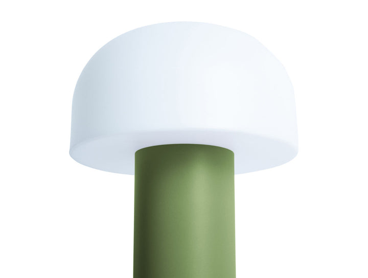 Leitmotiv Table lamp Luca iron jungle green LED